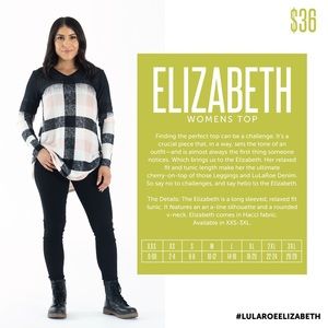 LuLaRoe Tops - BNWT Lularoe Elizabeth Top! LuLaRoe Tops - BNWT Lularoe Elizabeth Top!